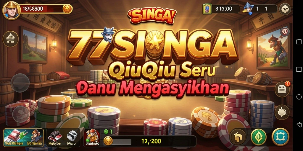 Gameplay seru QiuQiu di 77SINGA dengan grafik menawan.