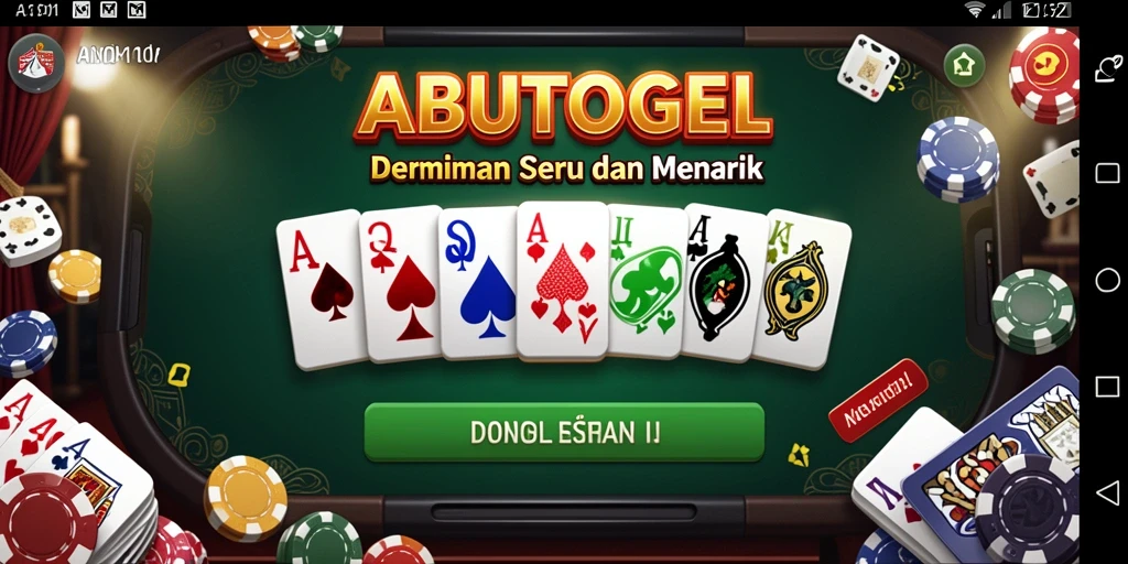 Tampilan utama gameplay Domino yang seru di ABUTOGEL.