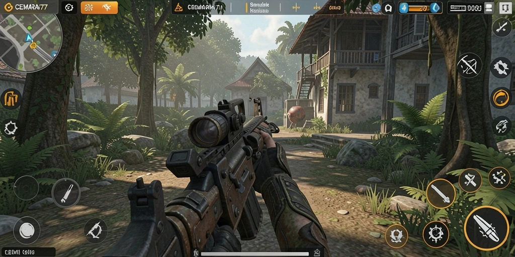 Screenshot menunjukkan aksi bermain CEMARA77 yang mendebarkan.