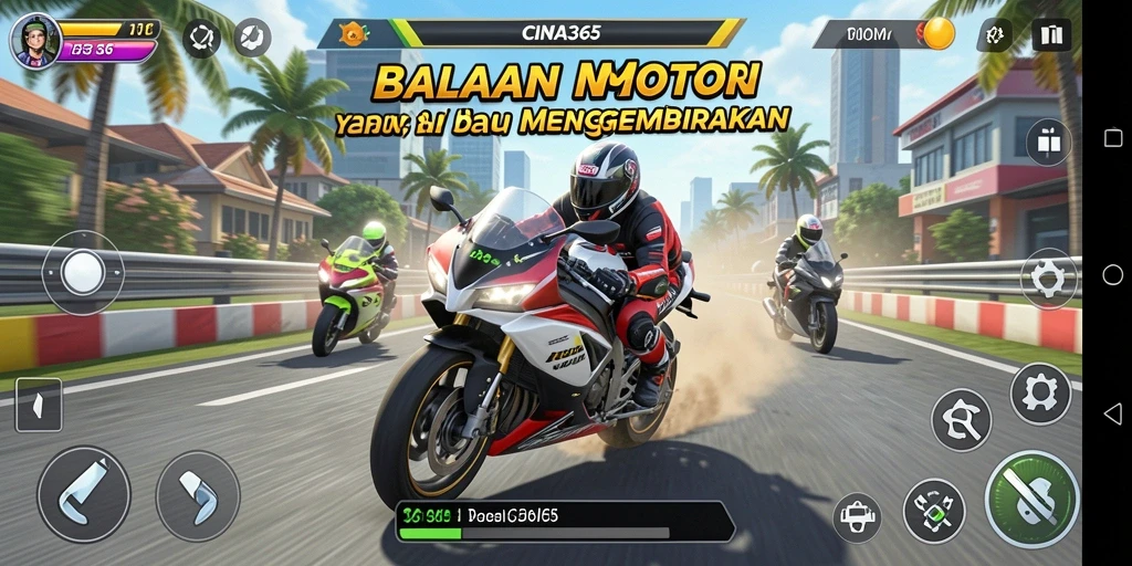 Tampilan gameplay CINA365 yang menegangkan dan seru.
