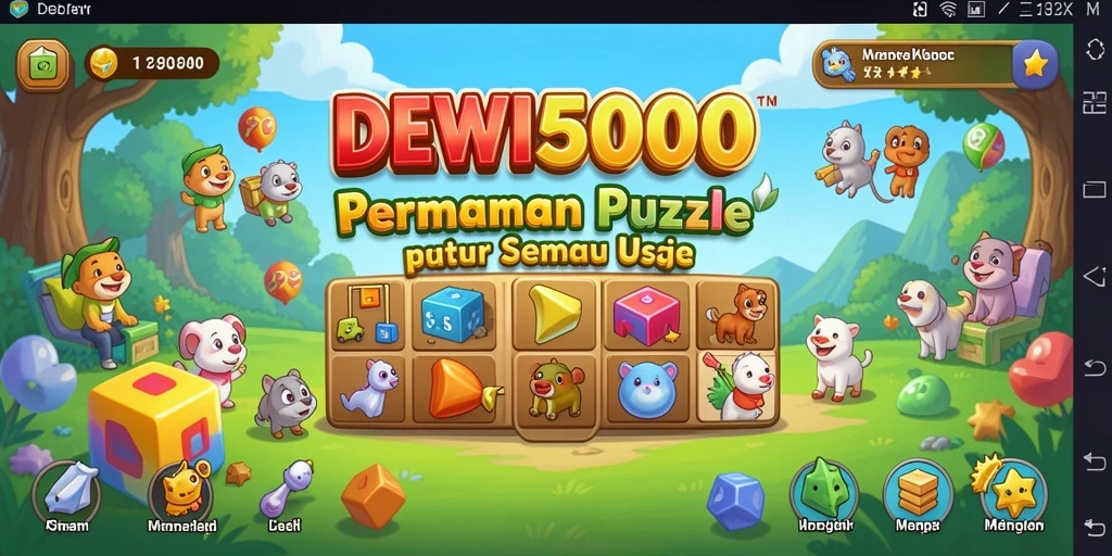Gambaran gameplay DEWI5000 dengan tantangan Puzzle yang menarik.