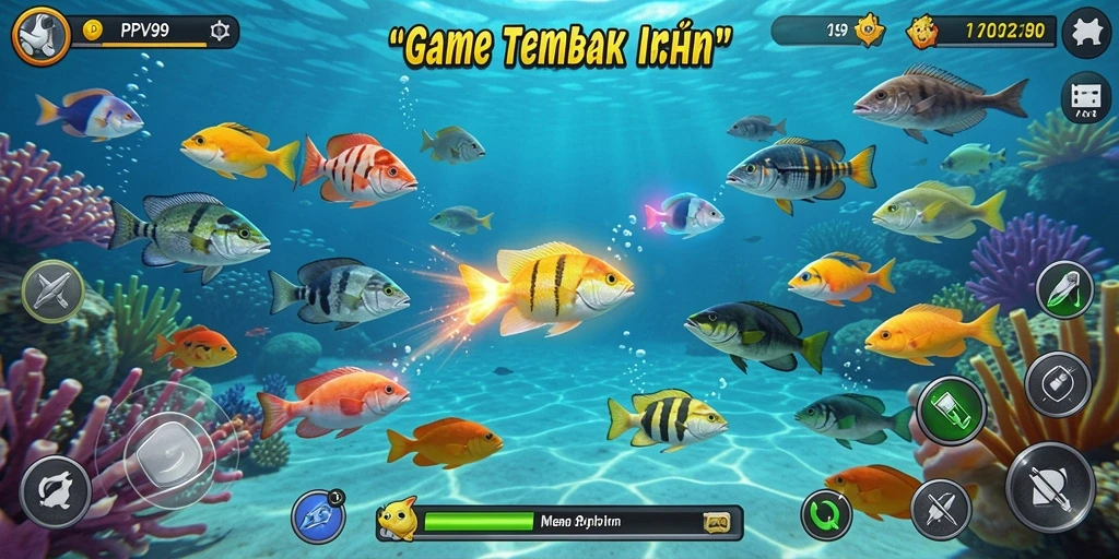 Tampilan menakjubkan dari gameplay Tembak Ikan PPV99.