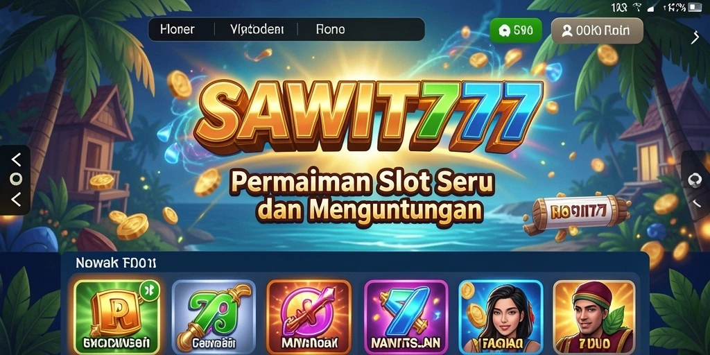 Gameplay menarik dan seru di SAWIT777 dengan fitur slot terbaik.